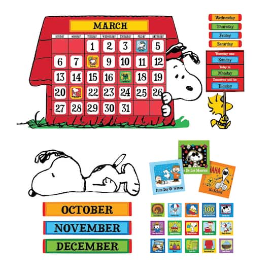 Peanuts&#xAE; Calendar Bulletin Board Set